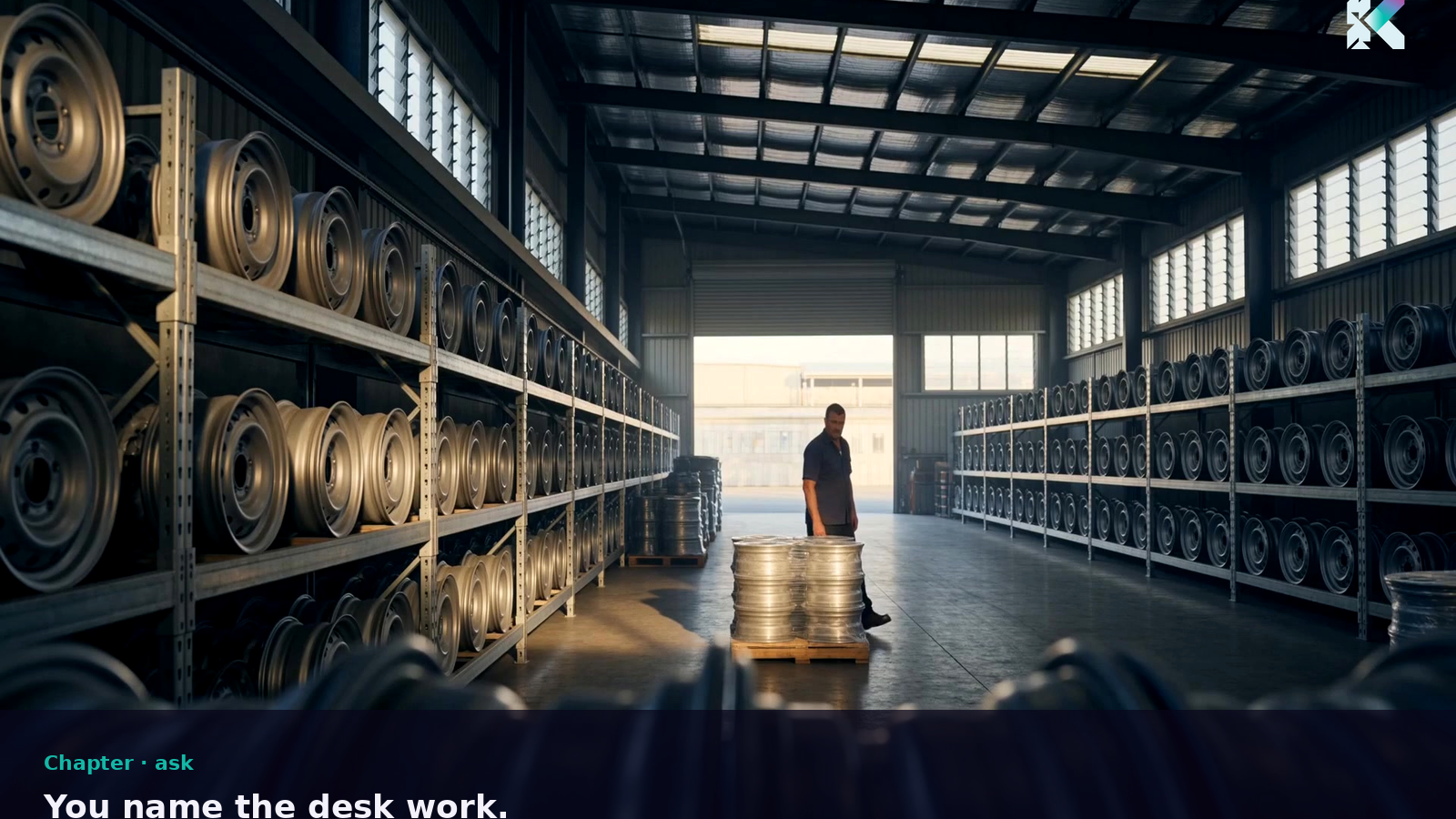 Chapter ask — you name the desk work