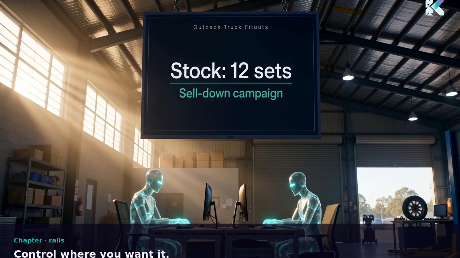 Chapter rails — control where you want it